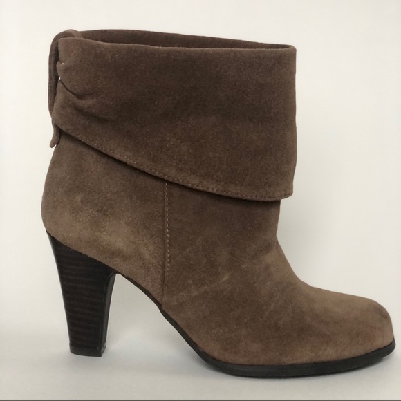LIKE NEW - BCBGeneration Taupe Suede Booties - Picture 2 of 9